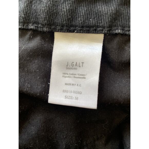 J. Galt by Brandy Melville Black Cotton Button Fly Denim Mini Skirt Medium Y2K - Picture 8 of 9